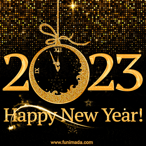 2023 happy New Year gif - 2